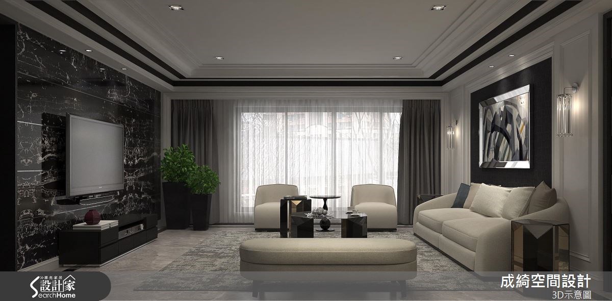 73坪新成屋(5年以下)＿混搭風案例圖片＿成綺空間設計＿成綺_01之1