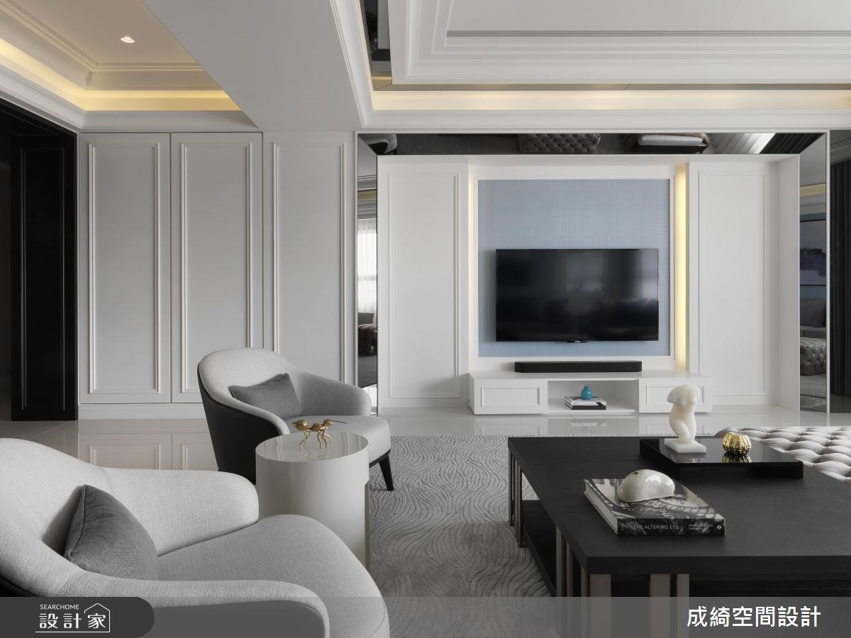 101坪新成屋(5年以下)＿新古典客廳案例圖片＿成綺空間設計＿成綺_09之8