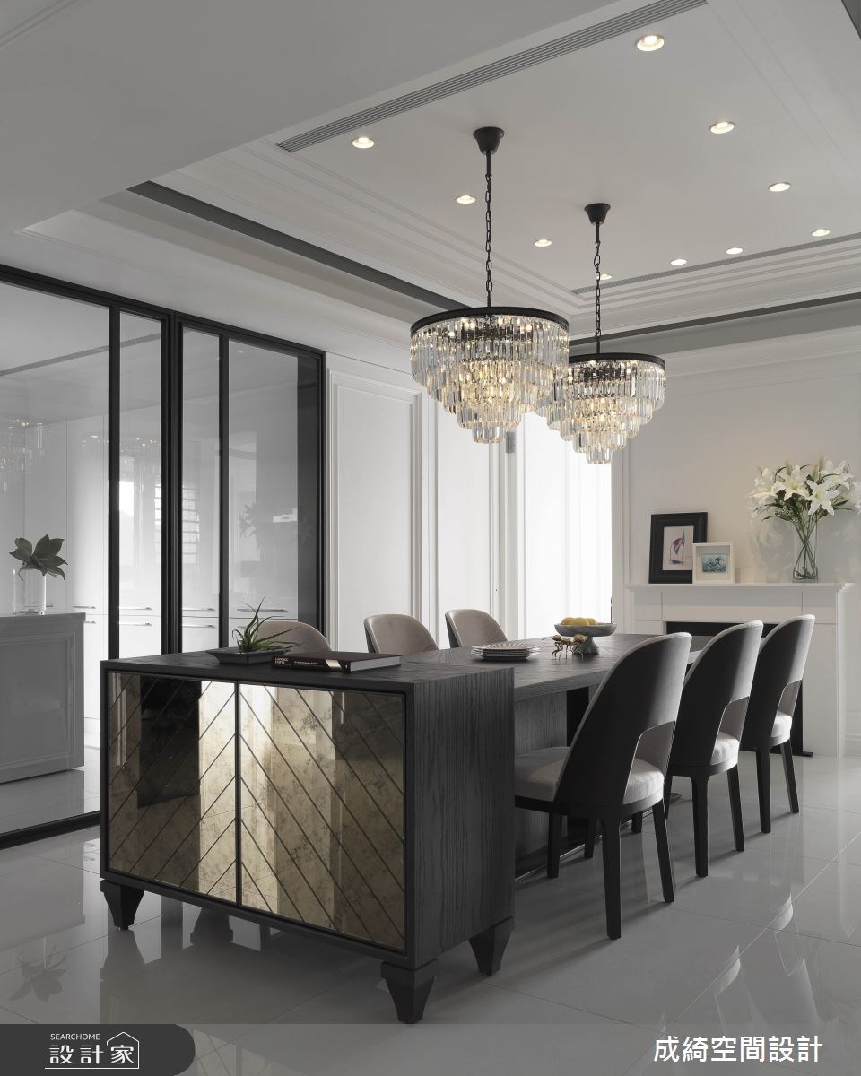 101坪新成屋(5年以下)＿新古典餐廳案例圖片＿成綺空間設計＿成綺_09之12