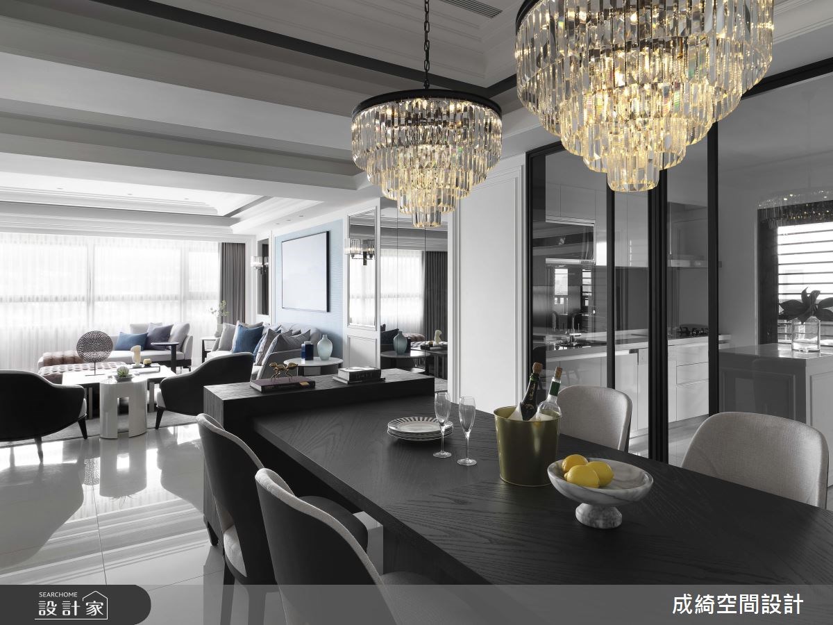 101坪新成屋(5年以下)＿新古典餐廳案例圖片＿成綺空間設計＿成綺_09之13