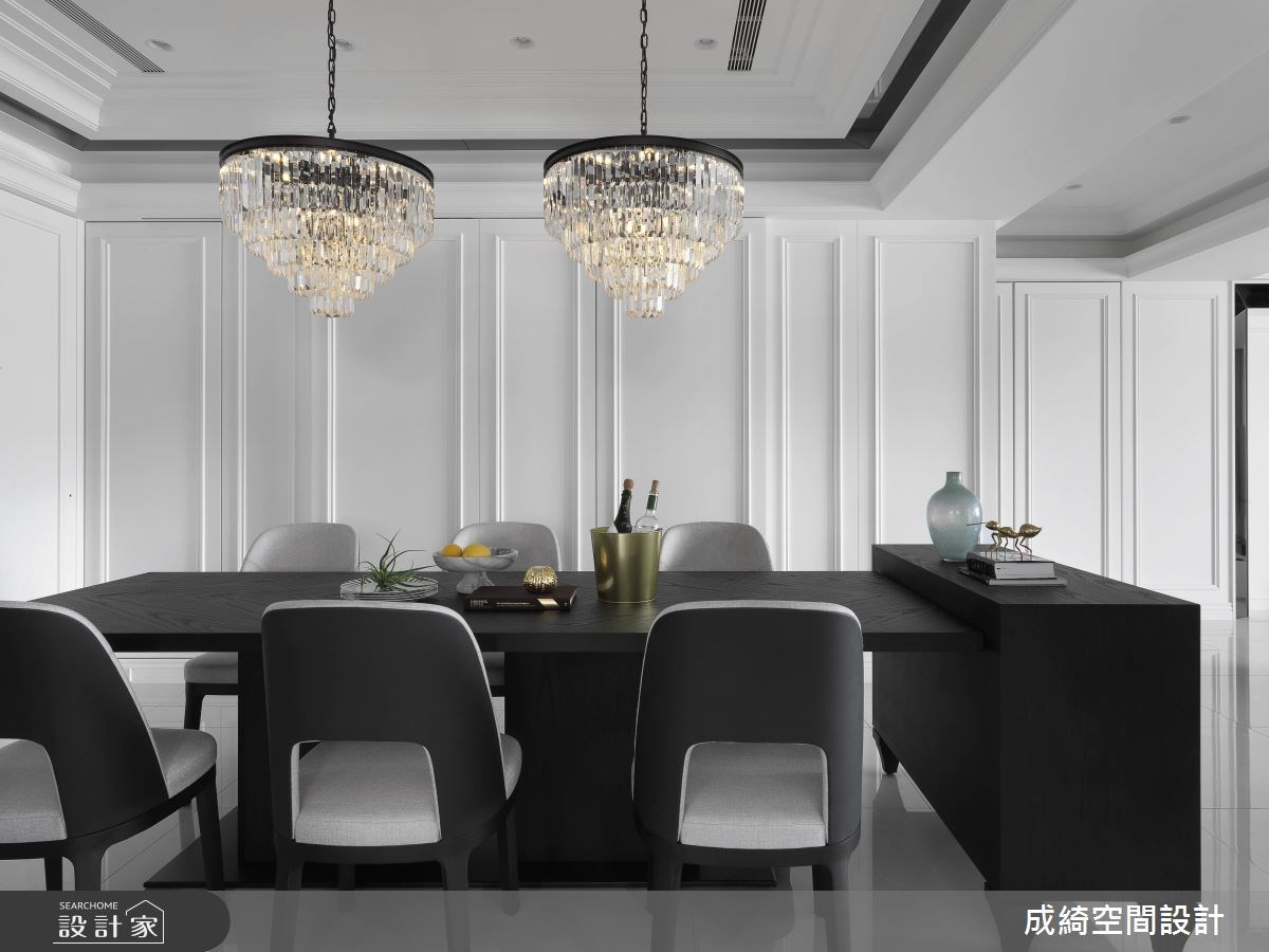 101坪新成屋(5年以下)＿新古典餐廳案例圖片＿成綺空間設計＿成綺_09之15