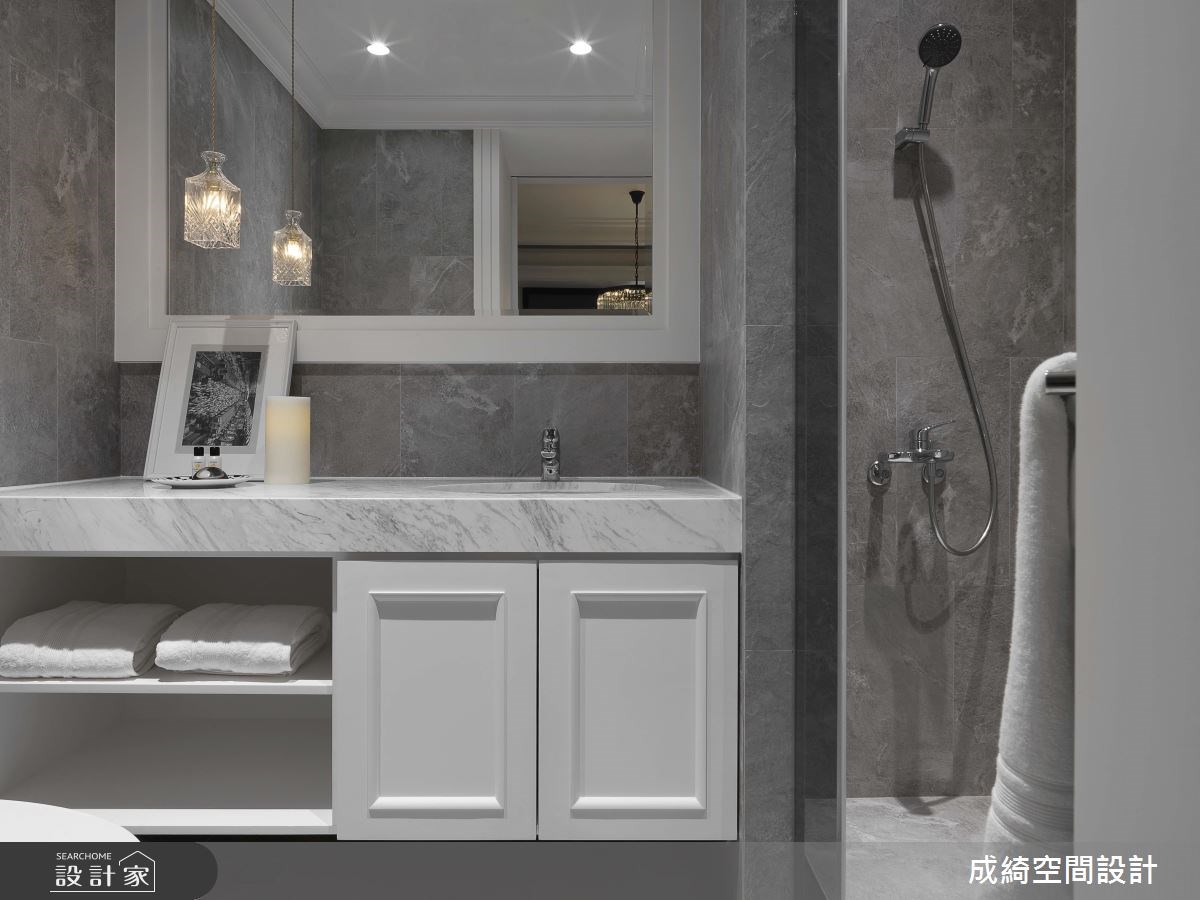 101坪新成屋(5年以下)＿新古典浴室案例圖片＿成綺空間設計＿成綺_09之26