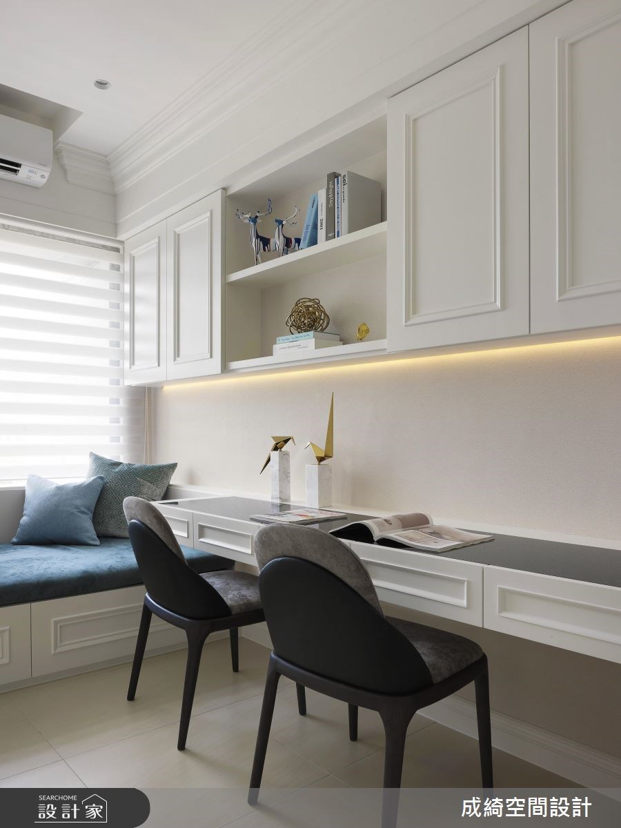62坪新成屋(5年以下)＿新古典書房臥榻案例圖片＿成綺空間設計＿成綺_10之13