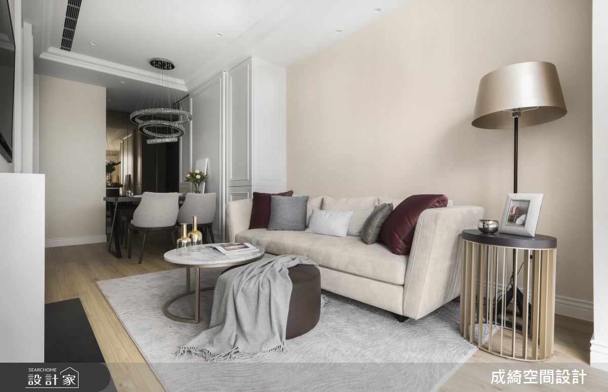 26坪新成屋(5年以下)＿新古典客廳案例圖片＿成綺空間設計＿成綺_11之2
