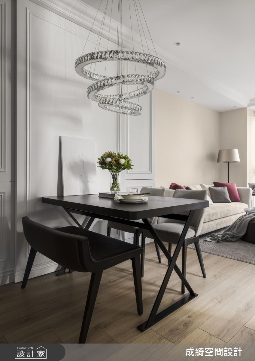 26坪新成屋(5年以下)＿新古典餐廳案例圖片＿成綺空間設計＿成綺_11之10