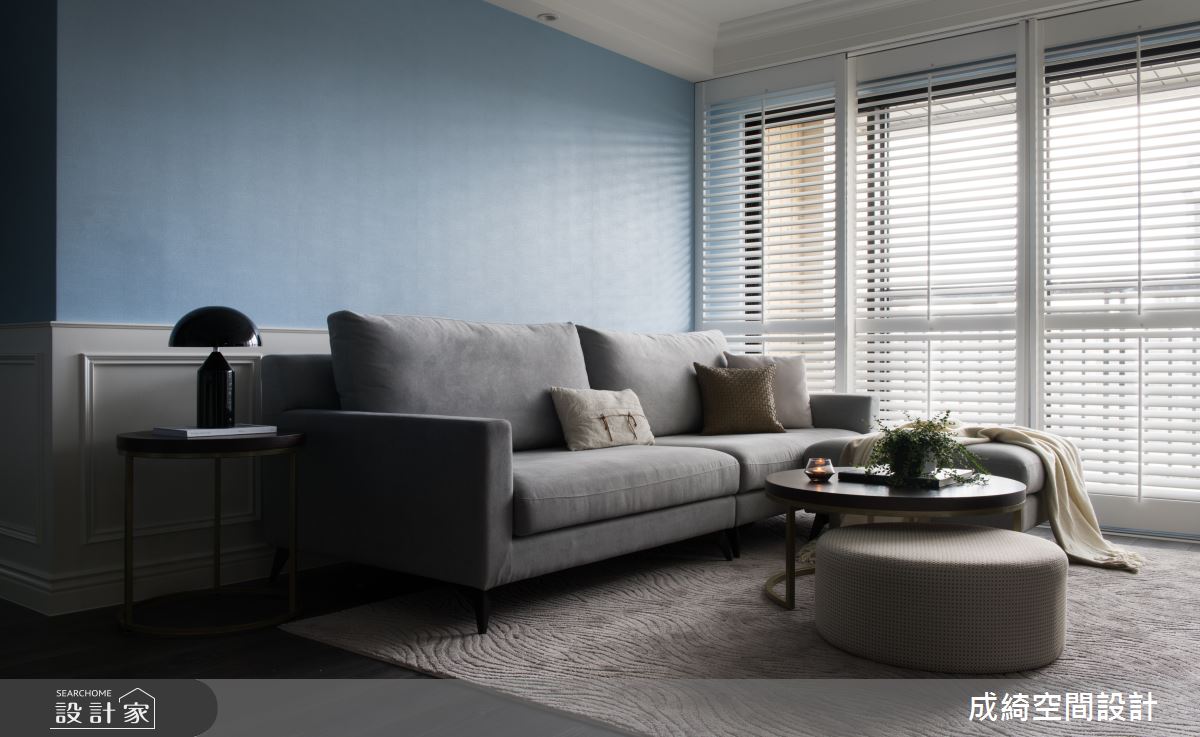 42坪新成屋(5年以下)＿美式風客廳案例圖片＿成綺空間設計＿成綺_13之8