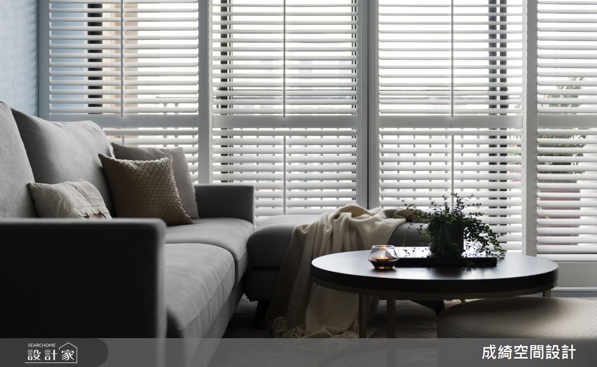 42坪新成屋(5年以下)＿美式風客廳案例圖片＿成綺空間設計＿成綺_13之9