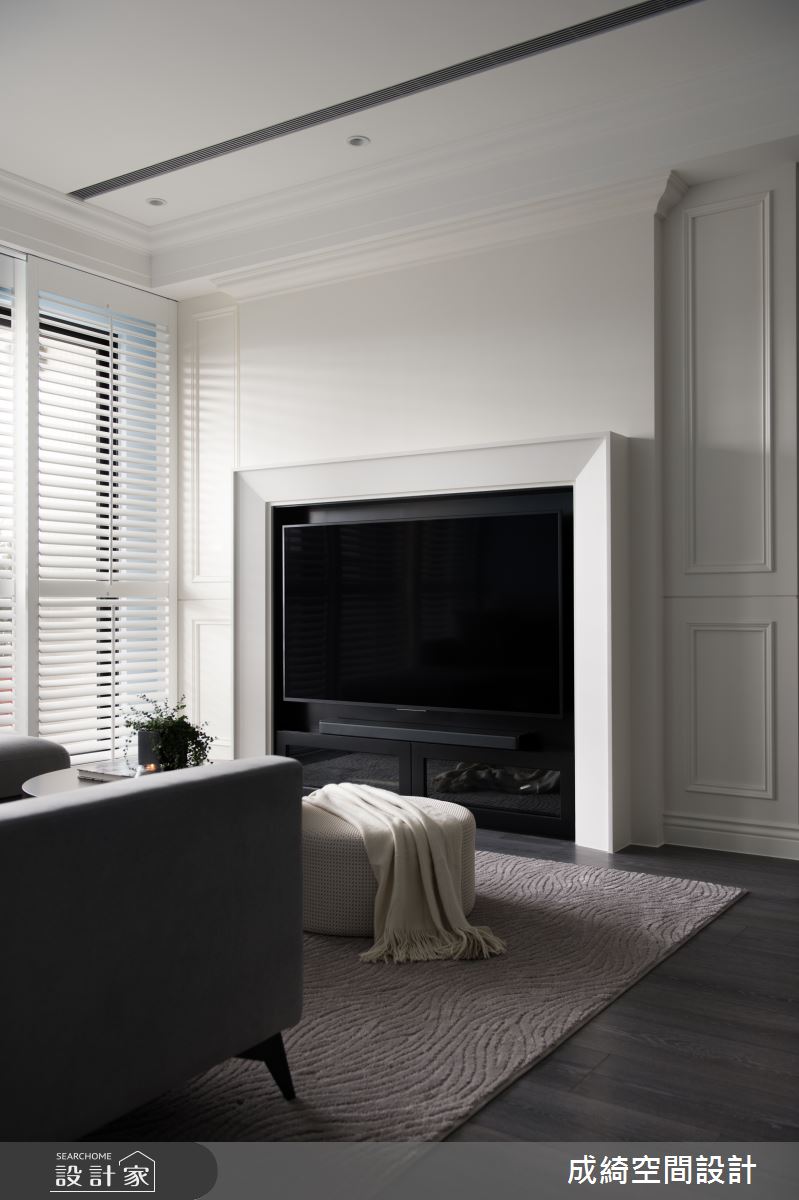 42坪新成屋(5年以下)＿美式風客廳案例圖片＿成綺空間設計＿成綺_13之7