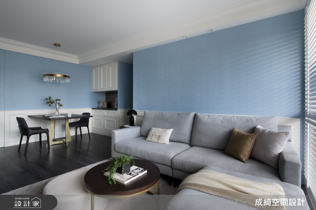 42坪新成屋(5年以下)＿美式風客廳餐廳案例圖片＿成綺空間設計＿成綺_13之10