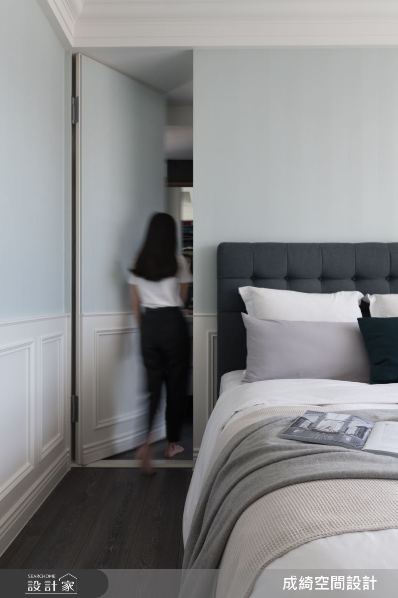 42坪新成屋(5年以下)＿美式風臥室臥榻案例圖片＿成綺空間設計＿成綺_13之15