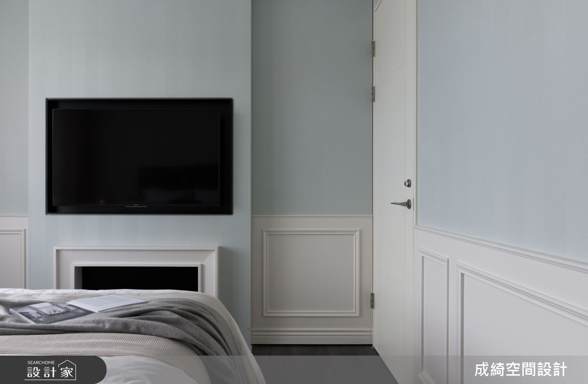42坪新成屋(5年以下)＿美式風臥室臥榻案例圖片＿成綺空間設計＿成綺_13之17