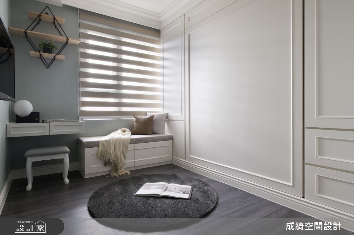 42坪新成屋(5年以下)＿美式風臥室臥榻案例圖片＿成綺空間設計＿成綺_13之21