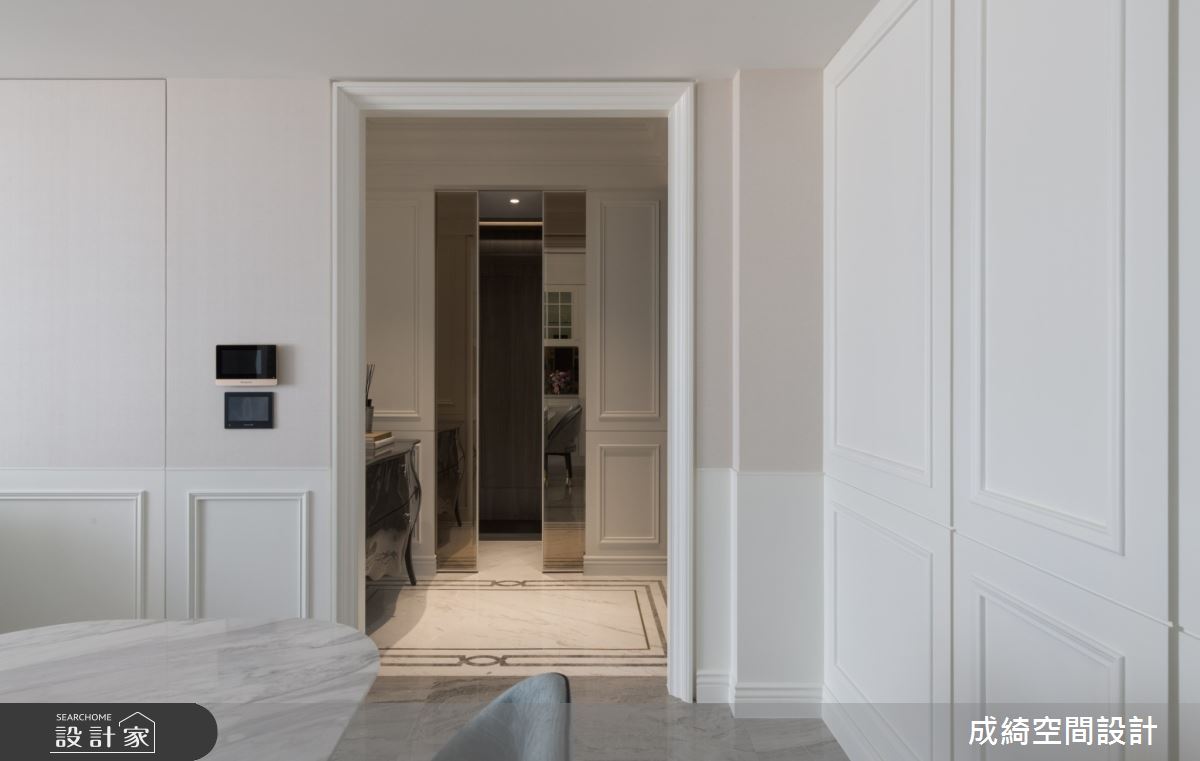 60坪新成屋(5年以下)＿新古典玄關案例圖片＿成綺空間設計＿成綺_15之3