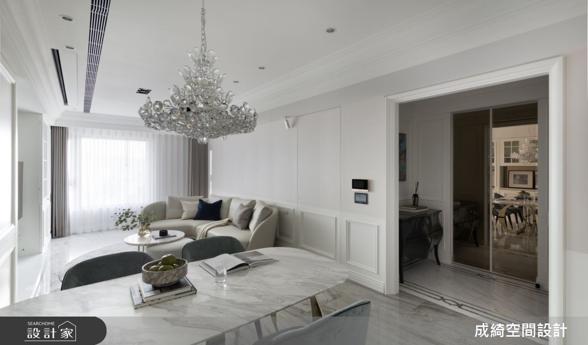 60坪新成屋(5年以下)＿新古典餐廳案例圖片＿成綺空間設計＿成綺_15之4