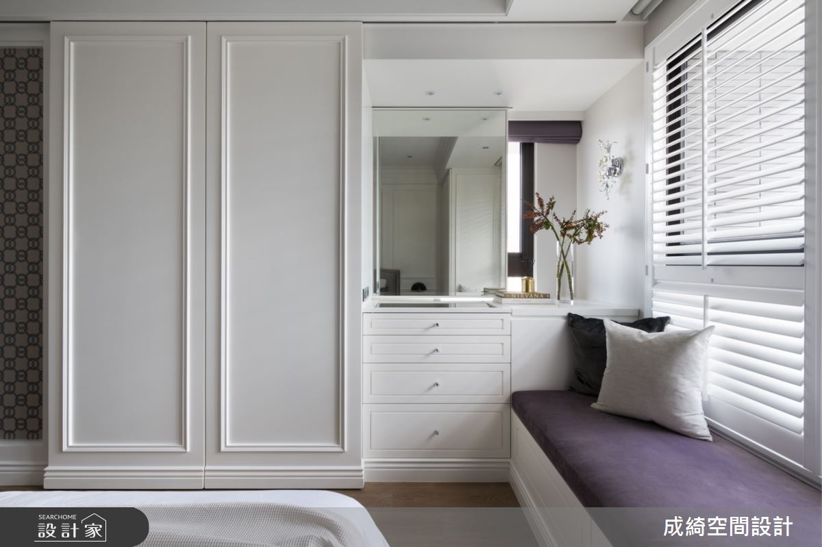 60坪新成屋(5年以下)＿新古典臥室臥榻案例圖片＿成綺空間設計＿成綺_15之3596