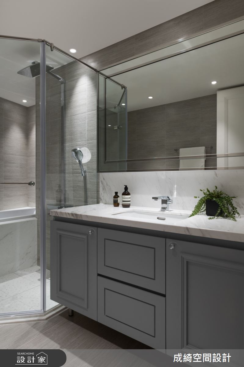 60坪新成屋(5年以下)＿新古典浴室案例圖片＿成綺空間設計＿成綺_15之24