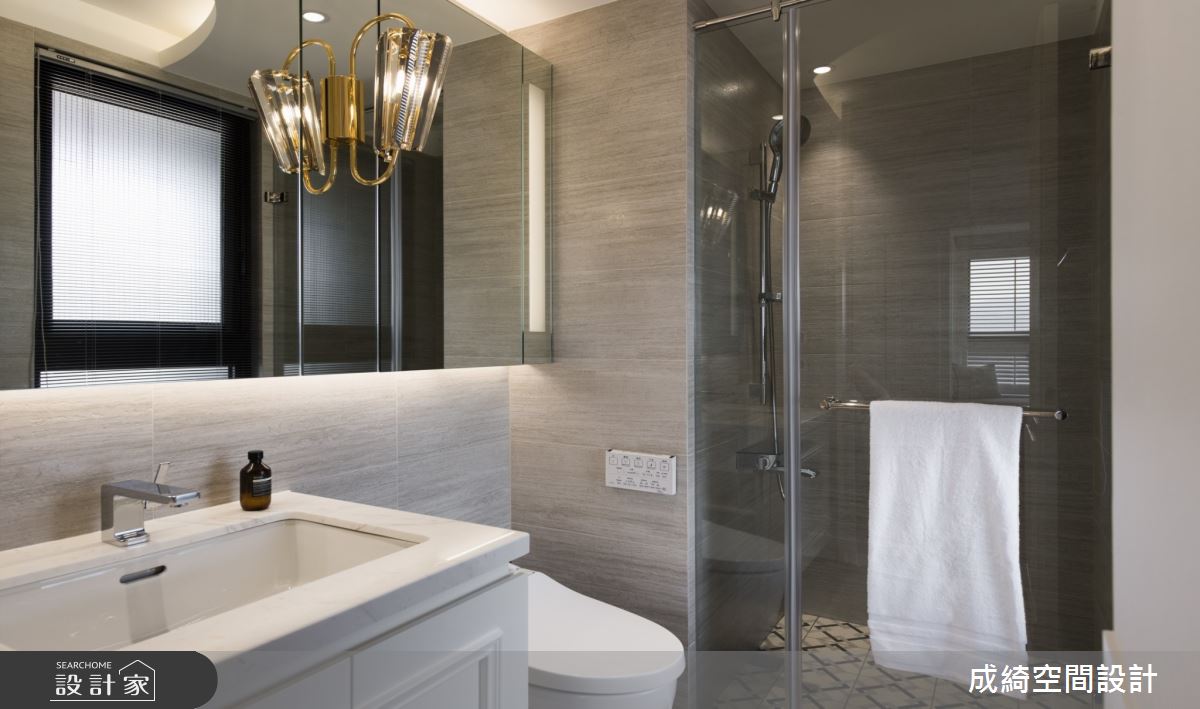 60坪新成屋(5年以下)＿新古典浴室案例圖片＿成綺空間設計＿成綺_15之25