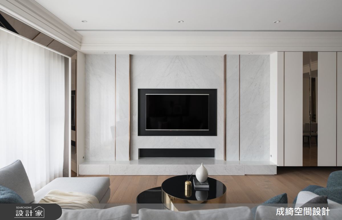 70坪新成屋(5年以下)＿現代風客廳案例圖片＿成綺空間設計＿成綺_16之2