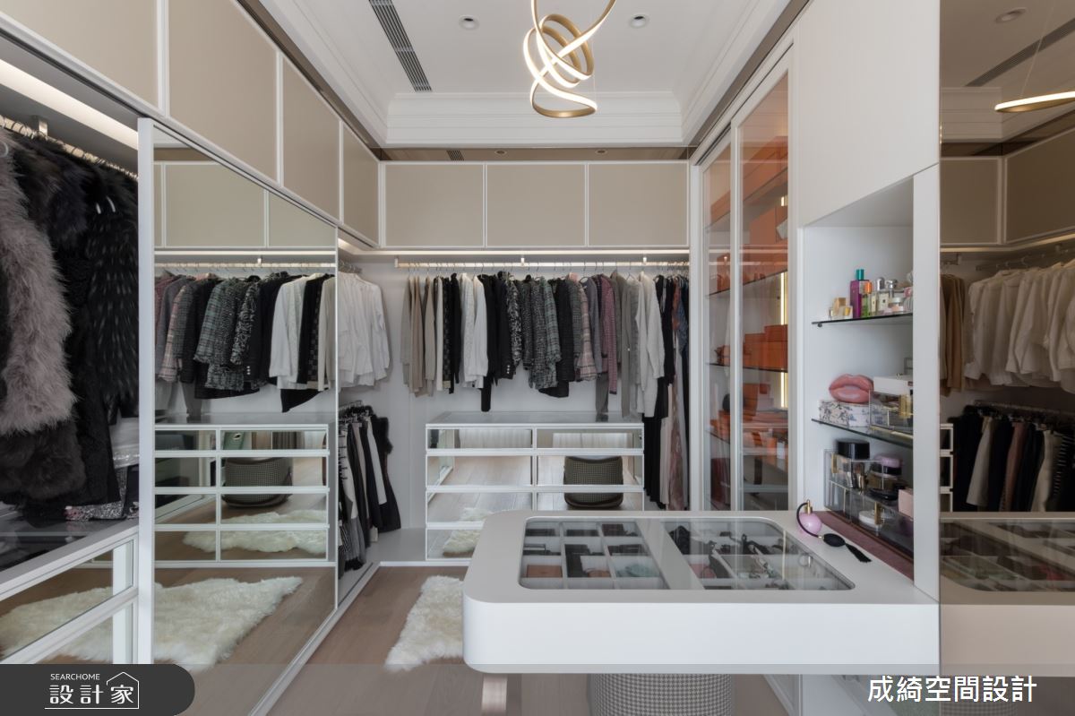 70坪新成屋(5年以下)＿現代風更衣間案例圖片＿成綺空間設計＿成綺_16之19