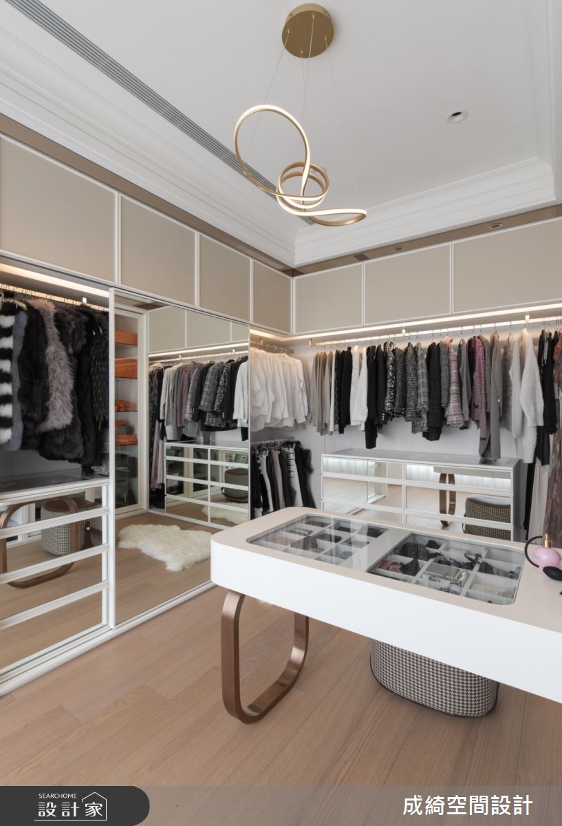 70坪新成屋(5年以下)＿現代風更衣間案例圖片＿成綺空間設計＿成綺_16之21