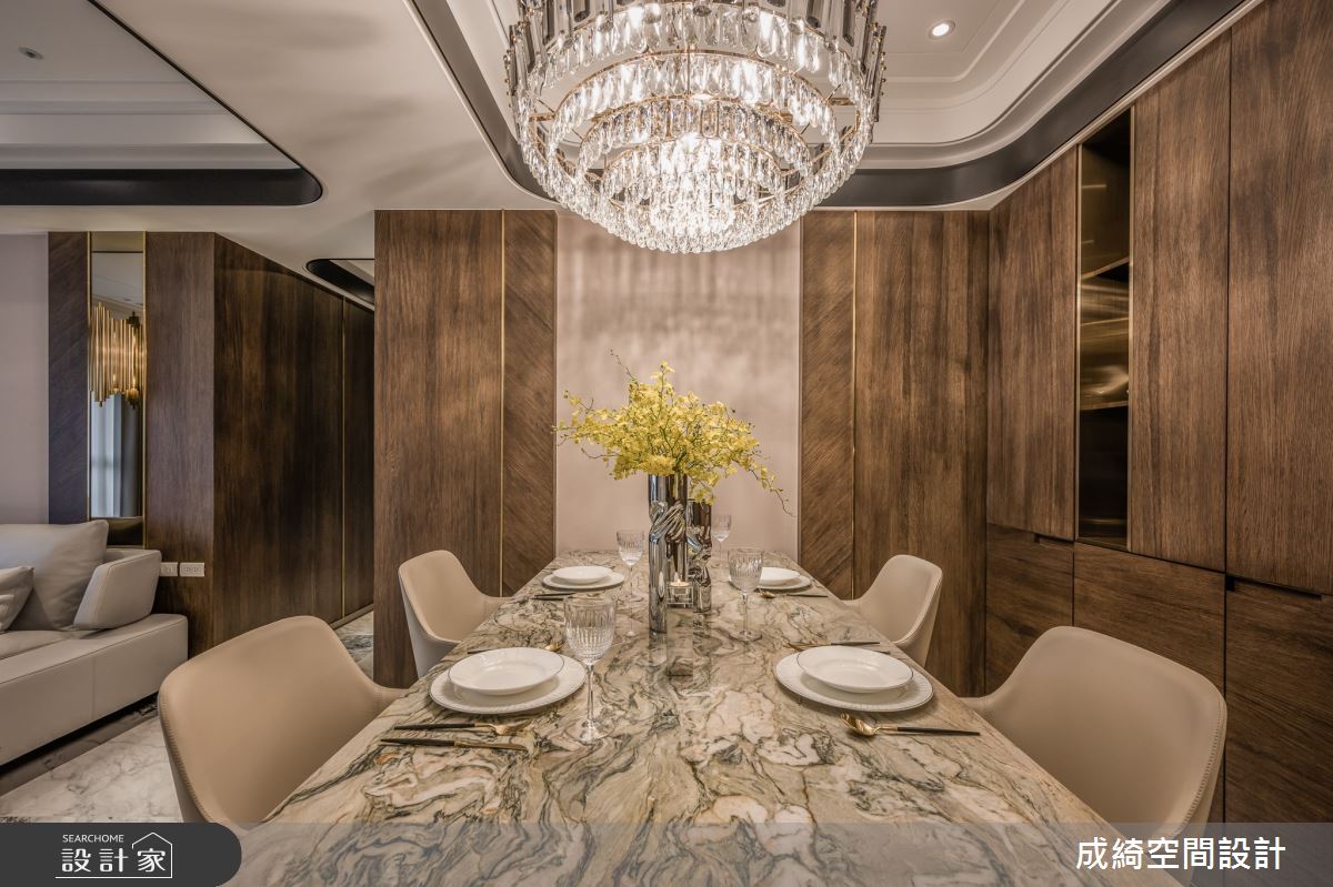 52坪新成屋(5年以下)＿奢華風餐廳案例圖片＿成綺空間設計＿成綺_17之21