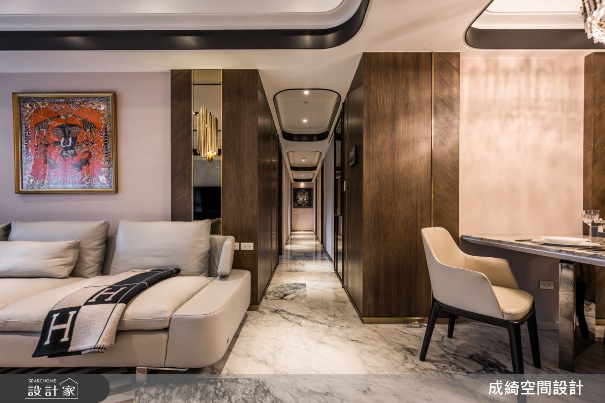 52坪新成屋(5年以下)＿奢華風客廳餐廳走廊案例圖片＿成綺空間設計＿成綺_17之18