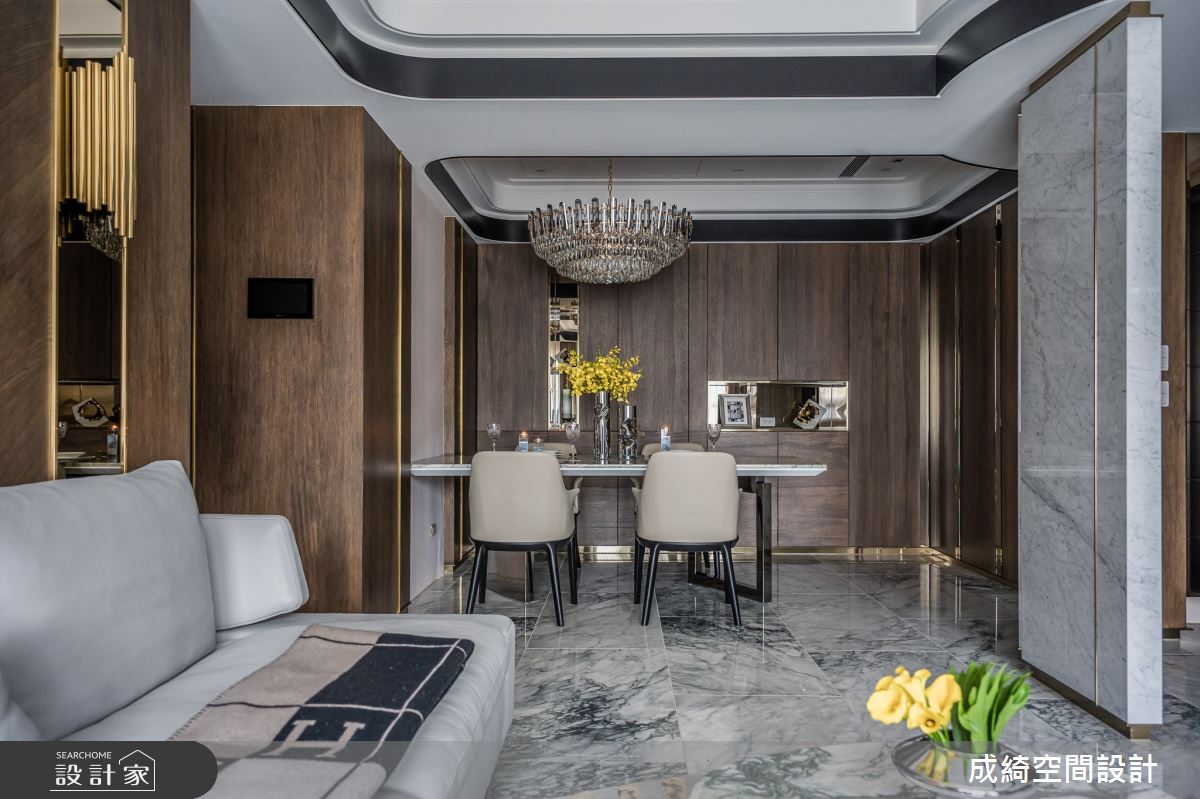 52坪新成屋(5年以下)＿奢華風客廳餐廳案例圖片＿成綺空間設計＿成綺_17之14