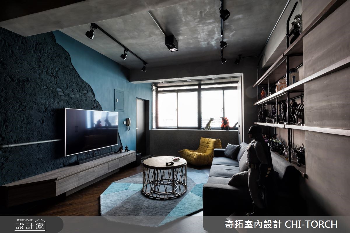 26坪老屋(16~30年)＿工業風客廳案例圖片＿奇拓室內設計 CHI-TORCH＿奇拓_16之4