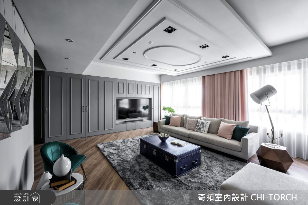 30坪預售屋＿美式風客廳案例圖片＿奇拓室內設計 CHI-TORCH＿奇拓_27之8