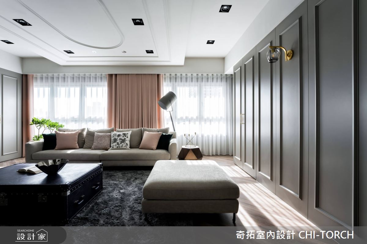 30坪預售屋＿美式風客廳案例圖片＿奇拓室內設計 CHI-TORCH＿奇拓_27之11