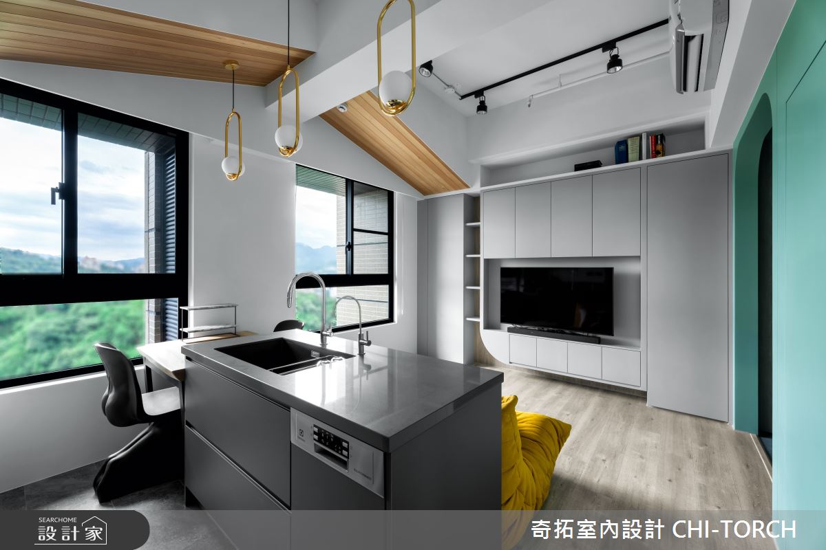 14坪新成屋(5年以下)＿混搭風客廳廚房案例圖片＿奇拓室內設計 CHI-TORCH＿奇拓_29之7
