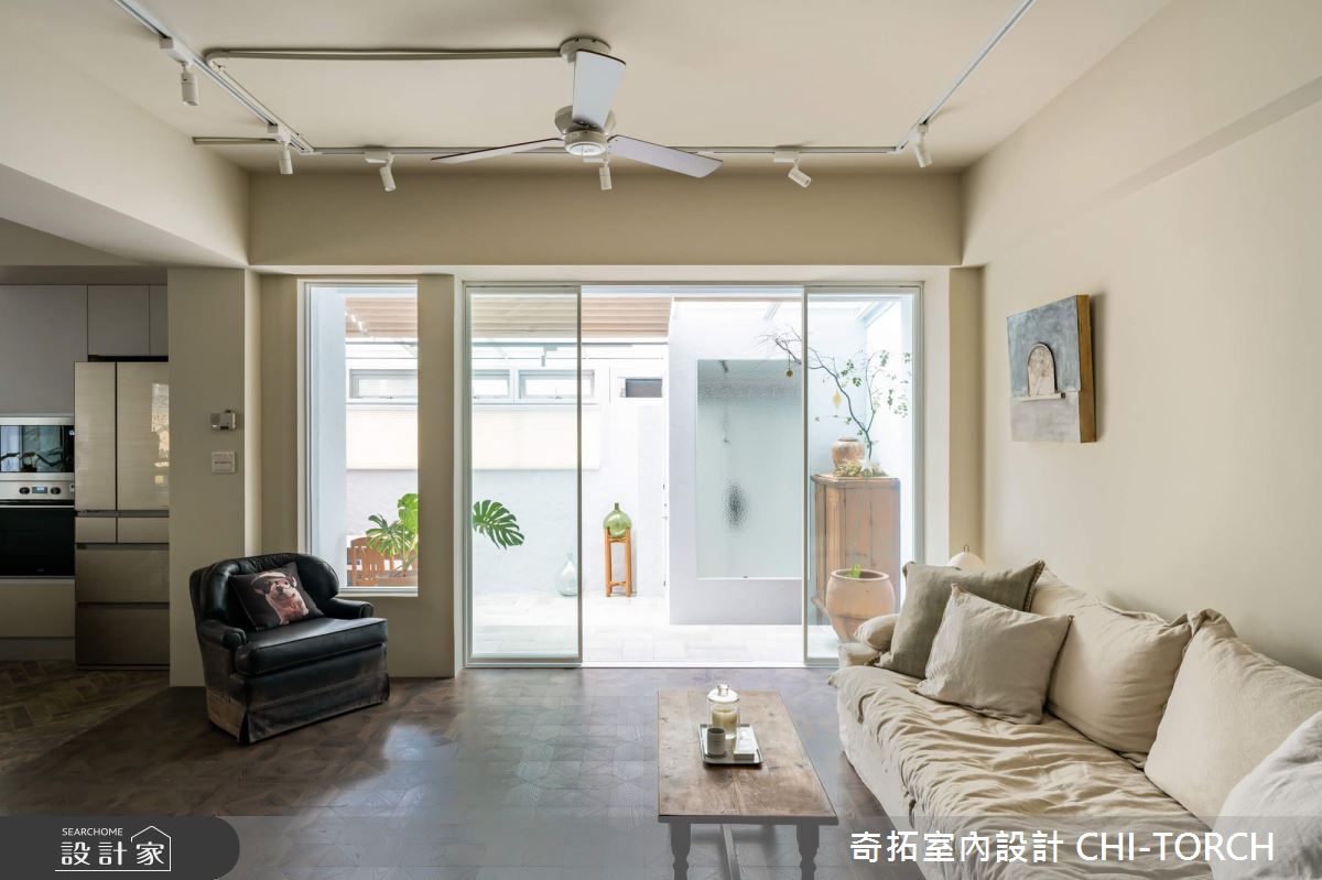 56坪老屋(41~50年)＿侘寂風客廳陽台案例圖片＿奇拓室內設計 CHI-TORCH＿奇拓_32之2