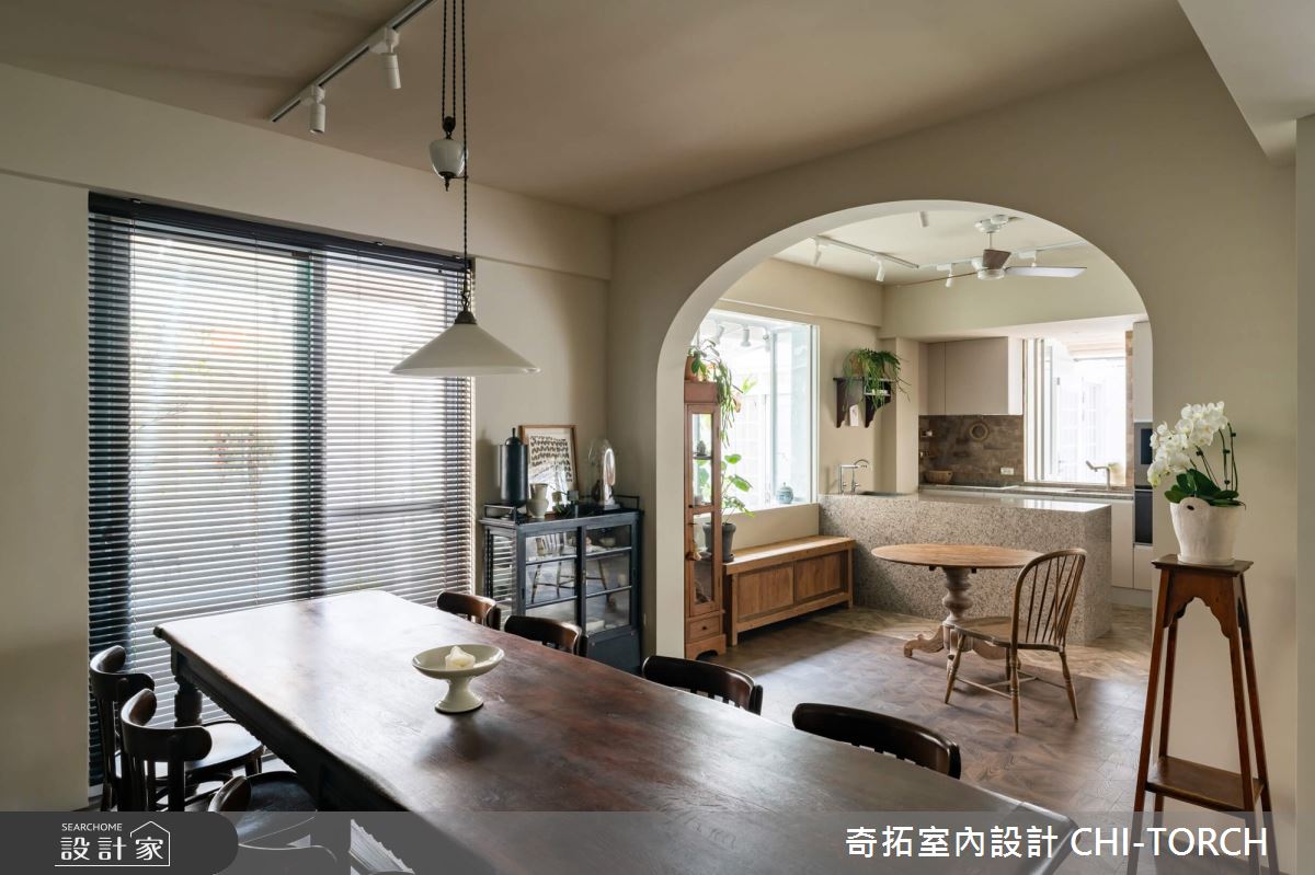 56坪老屋(41~50年)＿侘寂風餐廳廚房中島案例圖片＿奇拓室內設計 CHI-TORCH＿奇拓_32之3