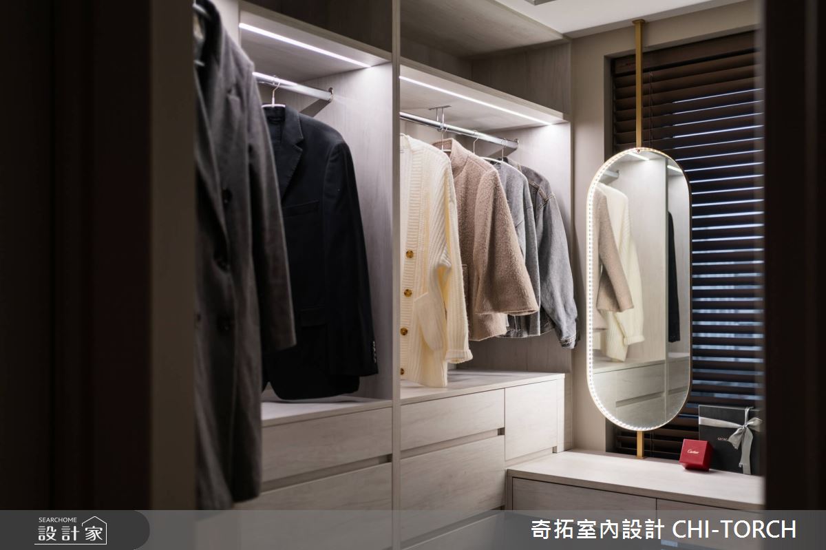 30坪新成屋(5年以下)＿美式風更衣間案例圖片＿奇拓室內設計 CHI-TORCH＿奇拓_35之7