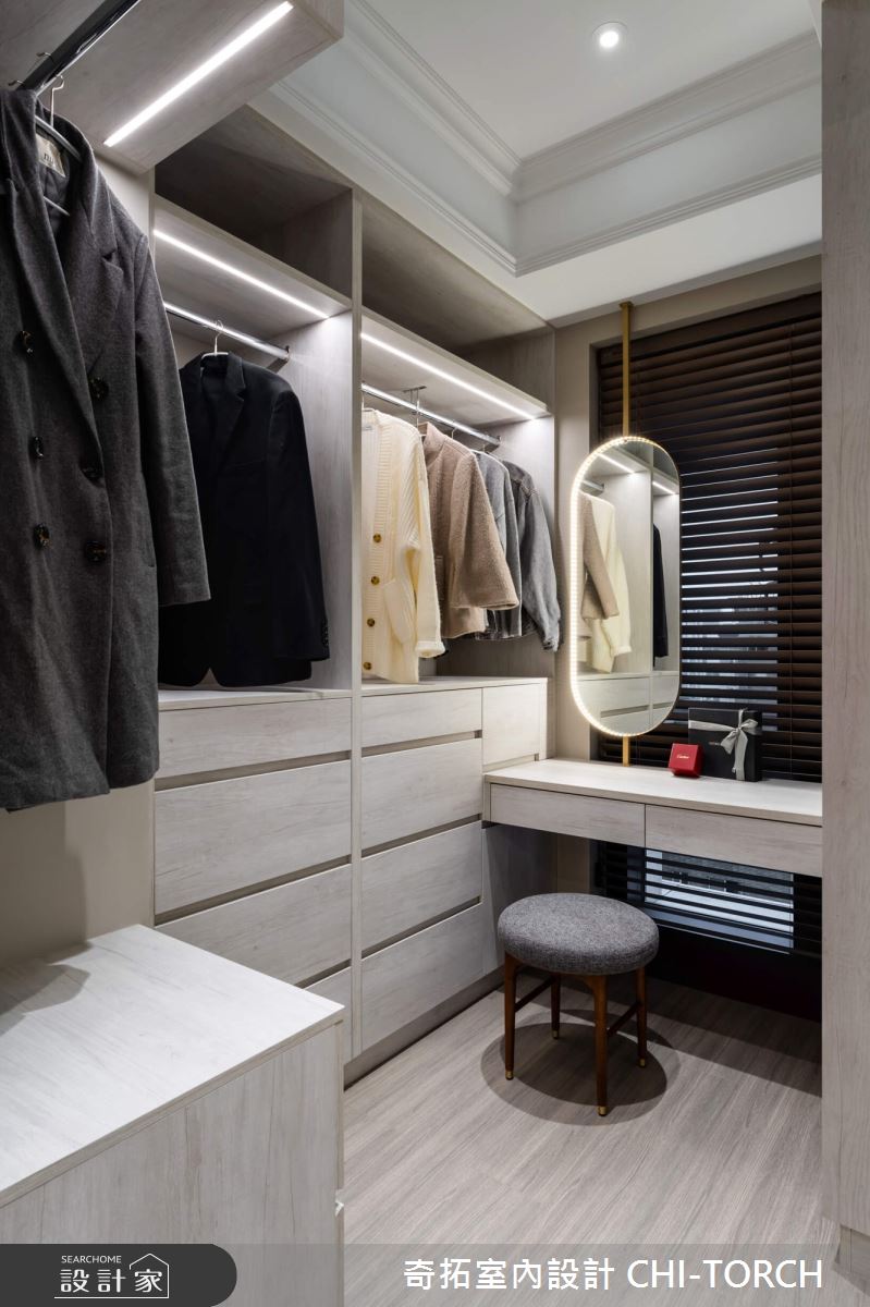 30坪新成屋(5年以下)＿美式風更衣間案例圖片＿奇拓室內設計 CHI-TORCH＿奇拓_35之8