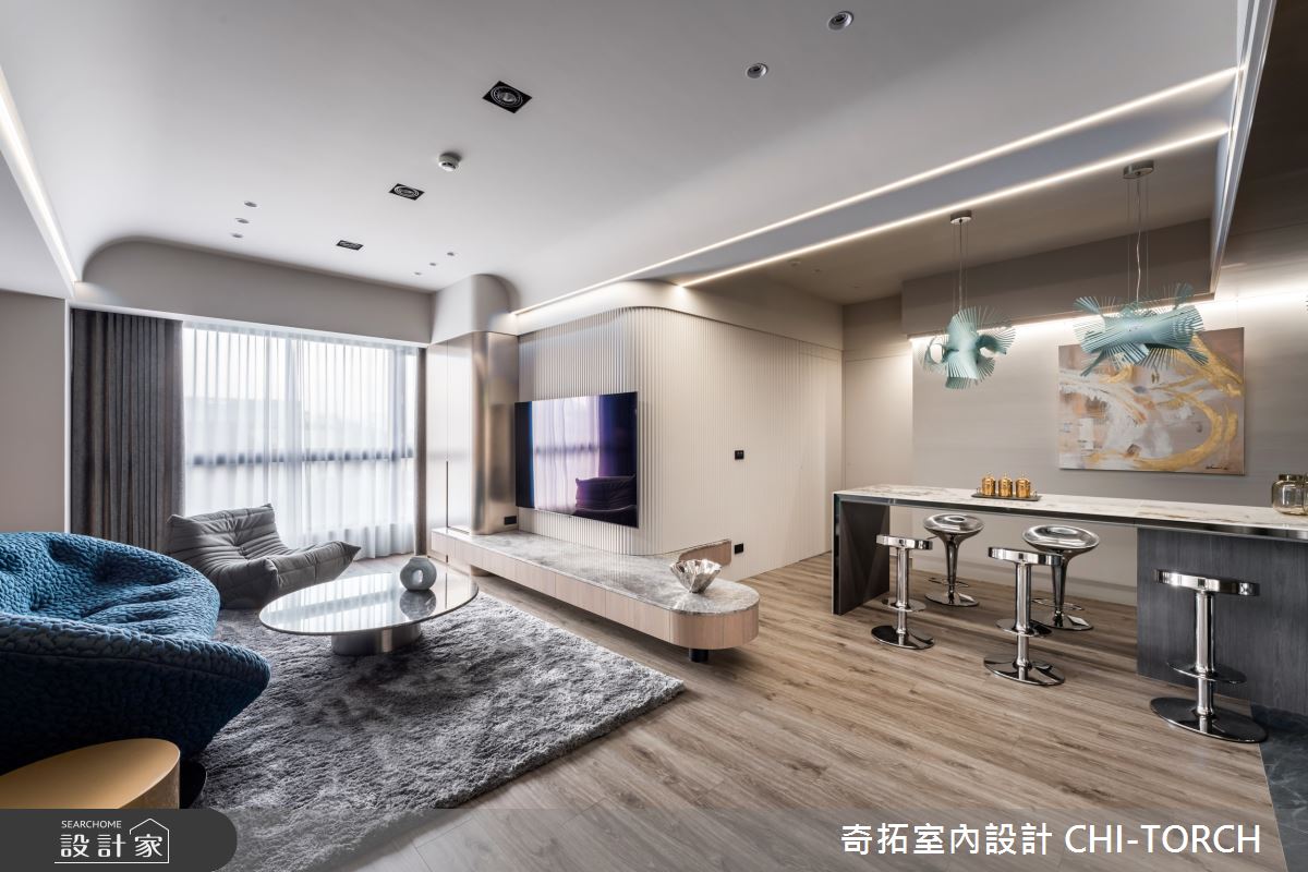新古屋(10年以下)＿現代風客廳餐廳吧檯案例圖片＿奇拓室內設計 CHI-TORCH＿奇拓_41之2