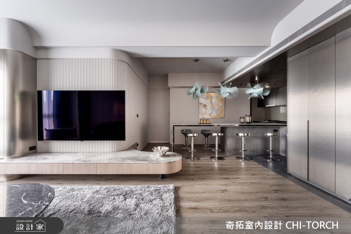 新古屋(10年以下)＿現代風客廳餐廳廚房吧檯中島案例圖片＿奇拓室內設計 CHI-TORCH＿奇拓_41之3