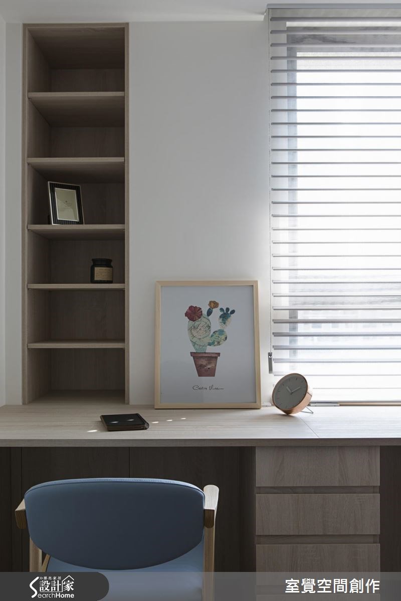 25坪新成屋(5年以下)＿北歐風書房案例圖片＿室覺空間創作＿室覺_09之9