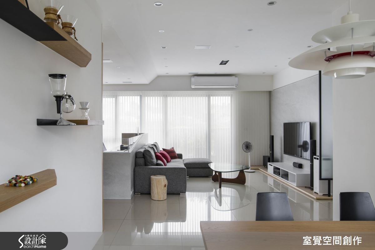 30坪新成屋(5年以下)＿現代風客廳案例圖片＿室覺空間創作＿室覺_11之10