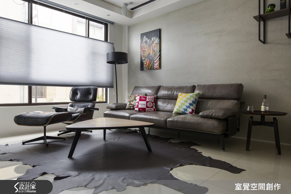 30坪新成屋(5年以下)＿現代風客廳案例圖片＿室覺空間創作＿室覺_12之2