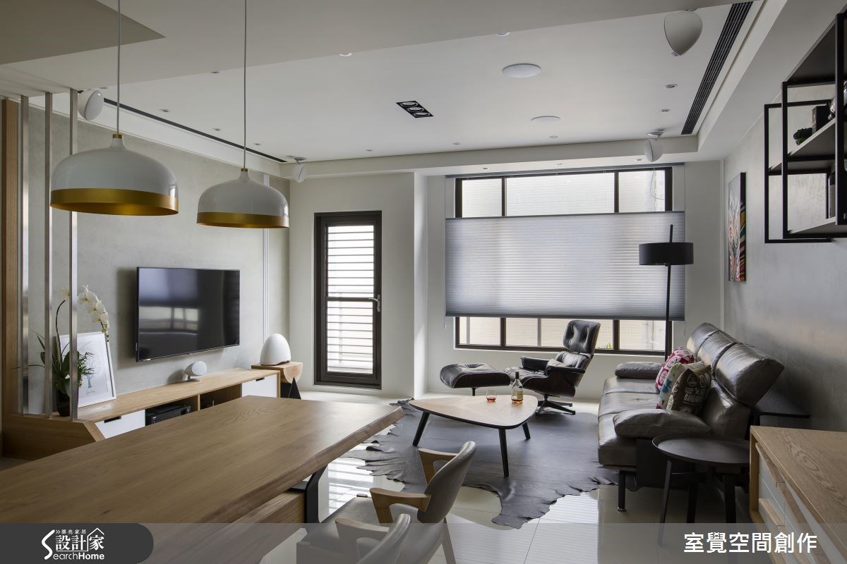 30坪新成屋(5年以下)＿現代風客廳案例圖片＿室覺空間創作＿室覺_12之7