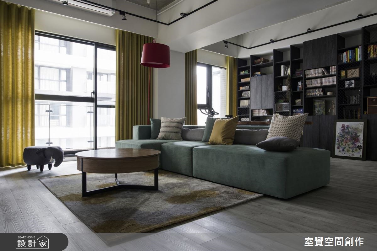 25坪新成屋(5年以下)＿混搭風客廳案例圖片＿室覺空間創作＿室覺_13之2
