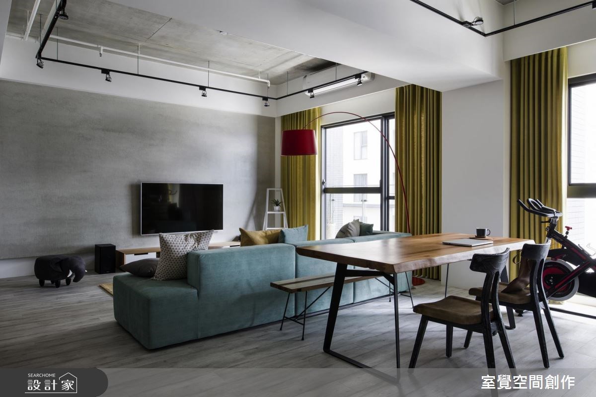 25坪新成屋(5年以下)＿混搭風工作區案例圖片＿室覺空間創作＿室覺_13之4