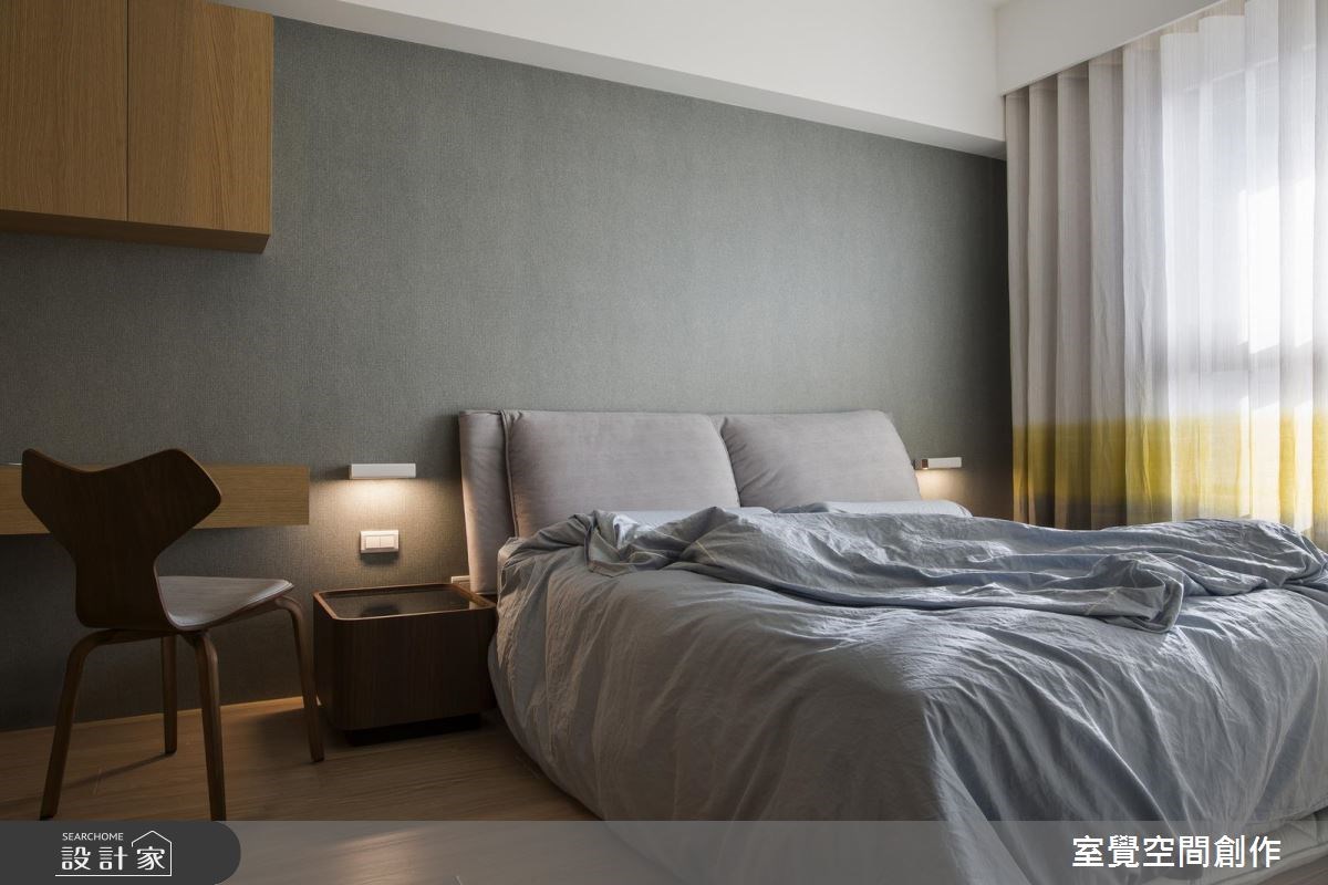 18坪新成屋(5年以下)＿現代風臥室案例圖片＿室覺空間創作＿室覺_14之10