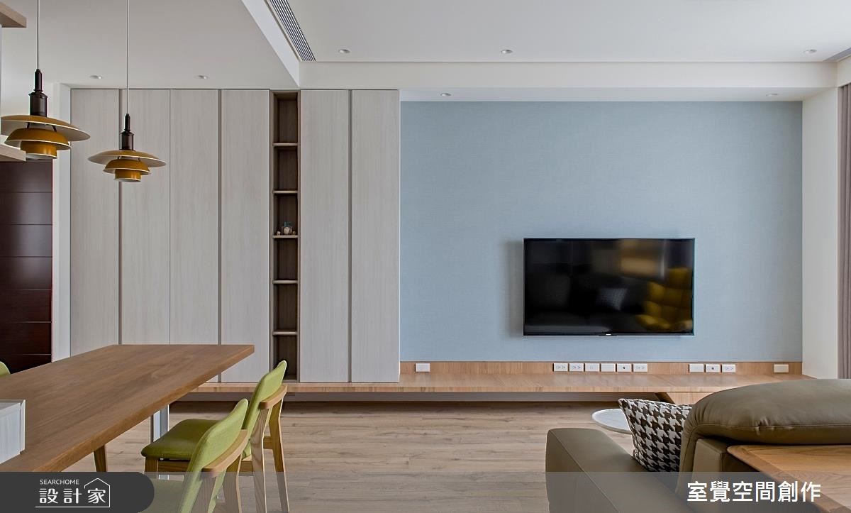 20坪新成屋(5年以下)＿北歐風客廳案例圖片＿室覺空間創作＿室覺_17之4