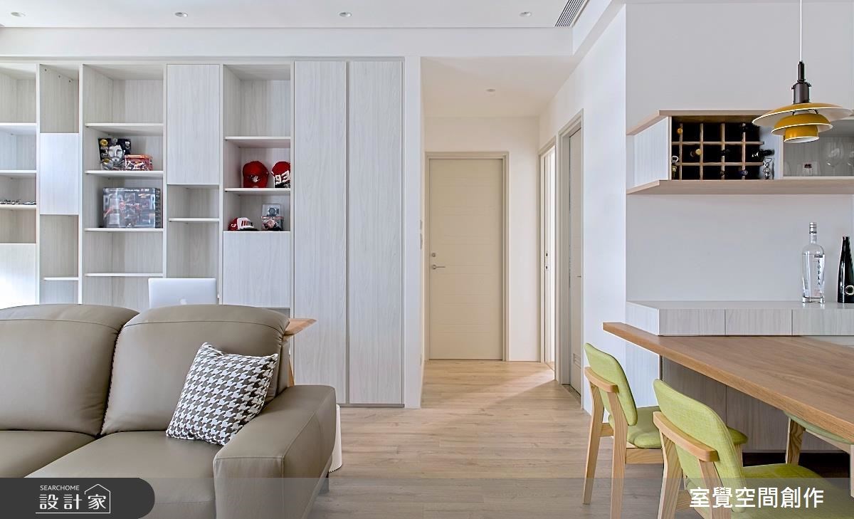 20坪新成屋(5年以下)＿北歐風客廳案例圖片＿室覺空間創作＿室覺_17之7