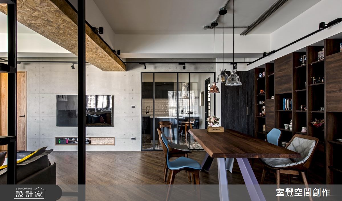 30坪老屋(16~30年)＿工業風餐廳案例圖片＿室覺空間創作＿室覺_20之3