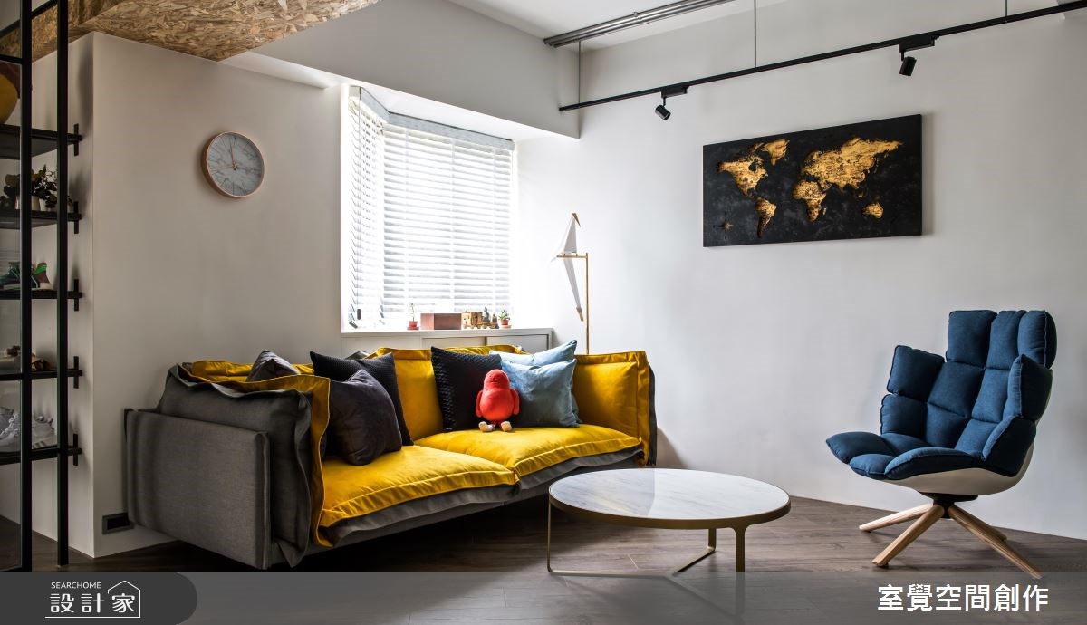30坪老屋(16~30年)＿工業風客廳案例圖片＿室覺空間創作＿室覺_20之9