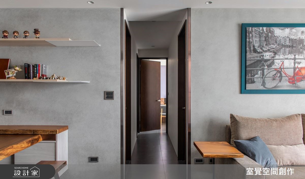 17坪新成屋(5年以下)＿現代風走廊案例圖片＿室覺空間創作＿室覺_21之6