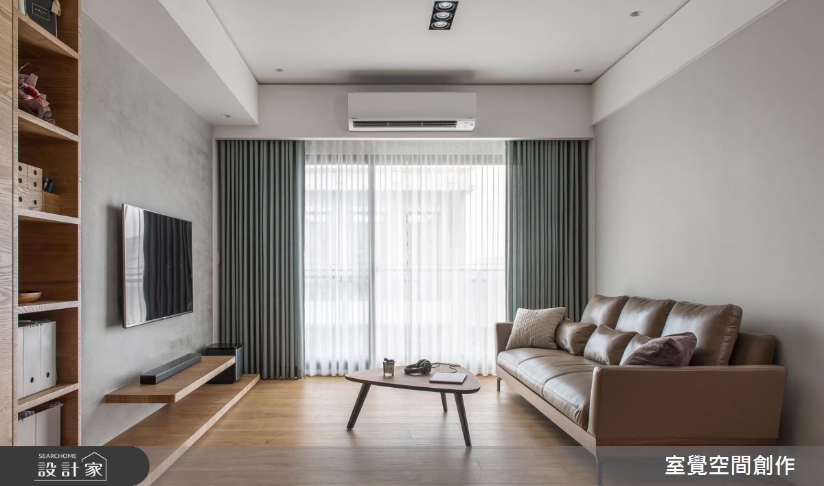 18坪新成屋(5年以下)＿現代風客廳案例圖片＿室覺空間創作＿室覺_22之1